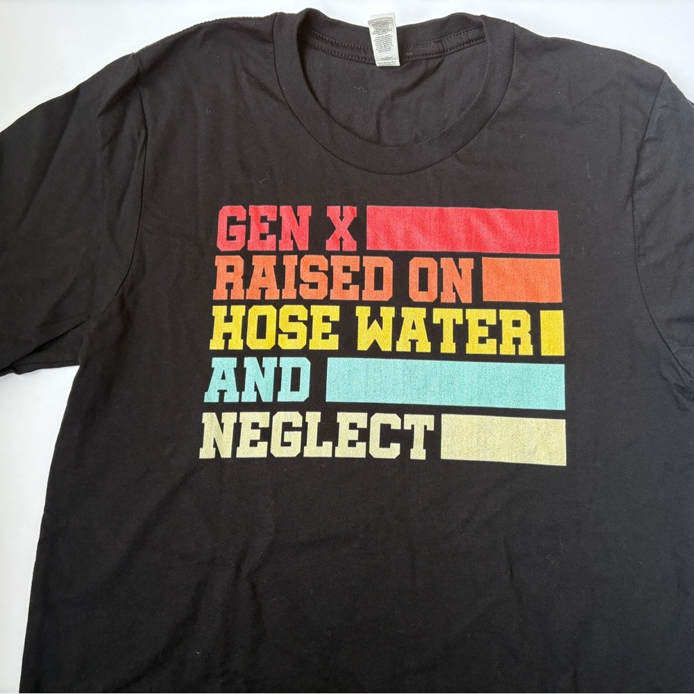 Gen X women’s t shirt small, black